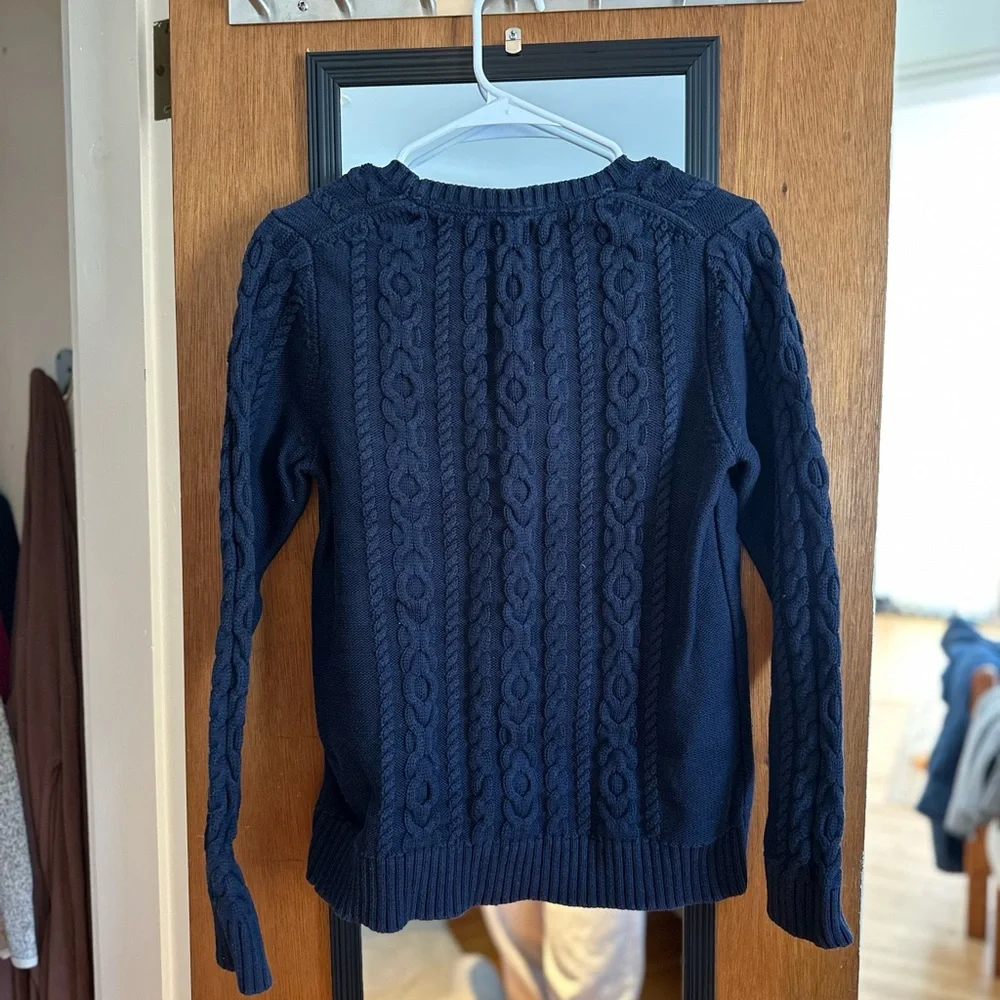 L.L. Bean Cable knit Sweater - Picture 2 of 7